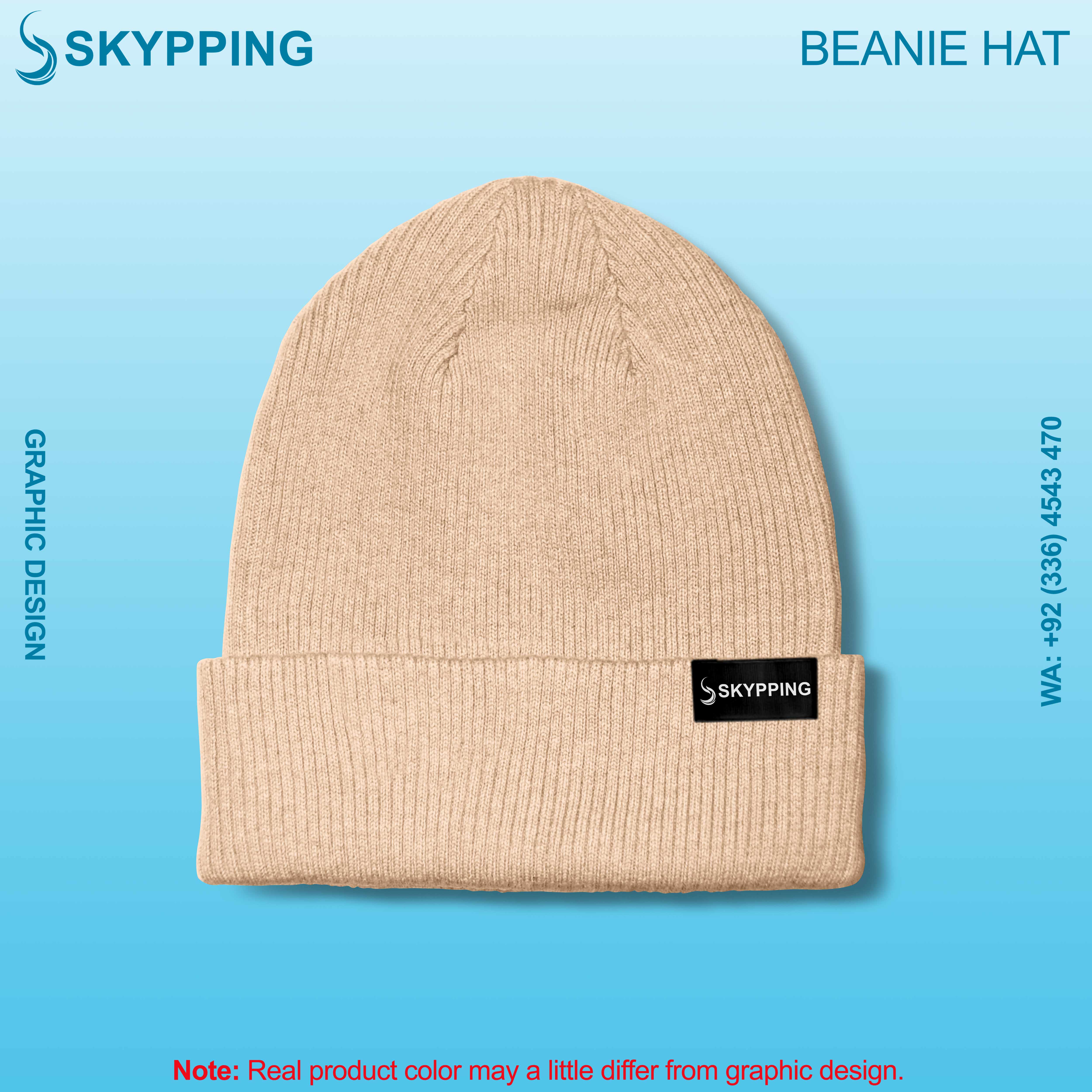 Beanie Hat with Label